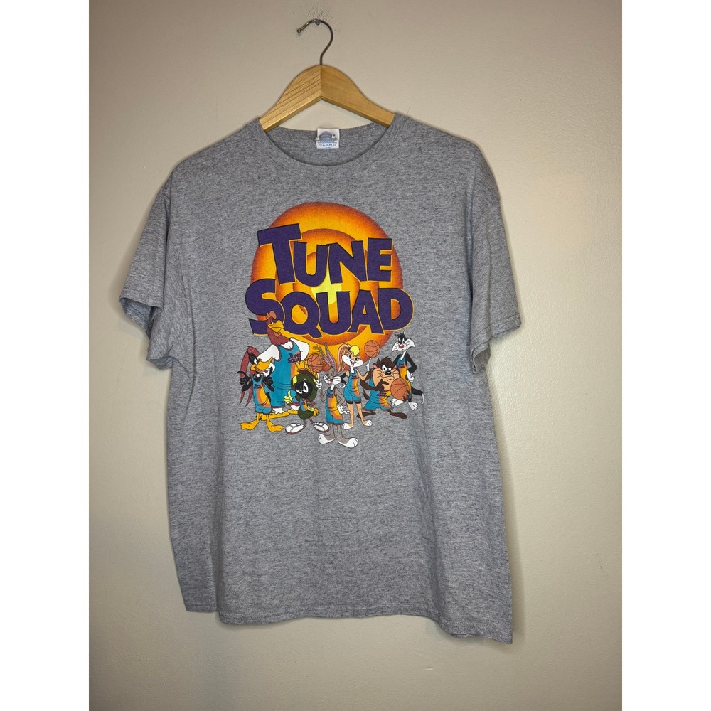 Space Jam Tune Squad Graphic T-Shirt Delta Pro Weight Mens Large Looney Tunes